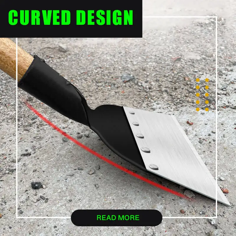 Multi-Funcional Jardim ao ar livre Limpeza Pá, Aço Pá plana, Ice Shovel, Weeding Plantio, Farm Weeding Tool, Drop Shipping, 1Pc