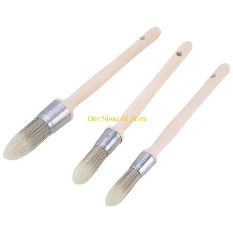 

M4YC Multoclospe Paint Brush 3pc Crait Caint Caint для внутреннего и внешнего использования