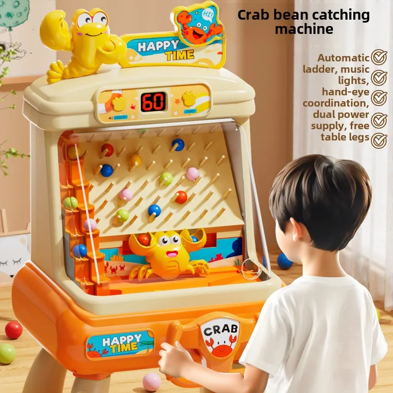 

Children's Crab Catch Doudou Game Console Catch Ball Thinking Training Baby Educational Toys Boys and Girls New Year's Gifts