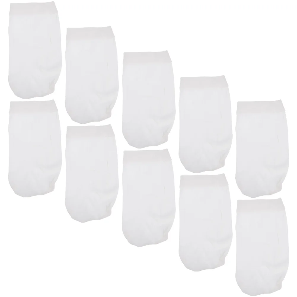 10 قطعة حمام سباحة مقشدة الجوارب النايلون تصفية الجوارب لحمام السباحة سبا حوض استحمام ساخن منع يترك الشعر الحطام انسداد #3