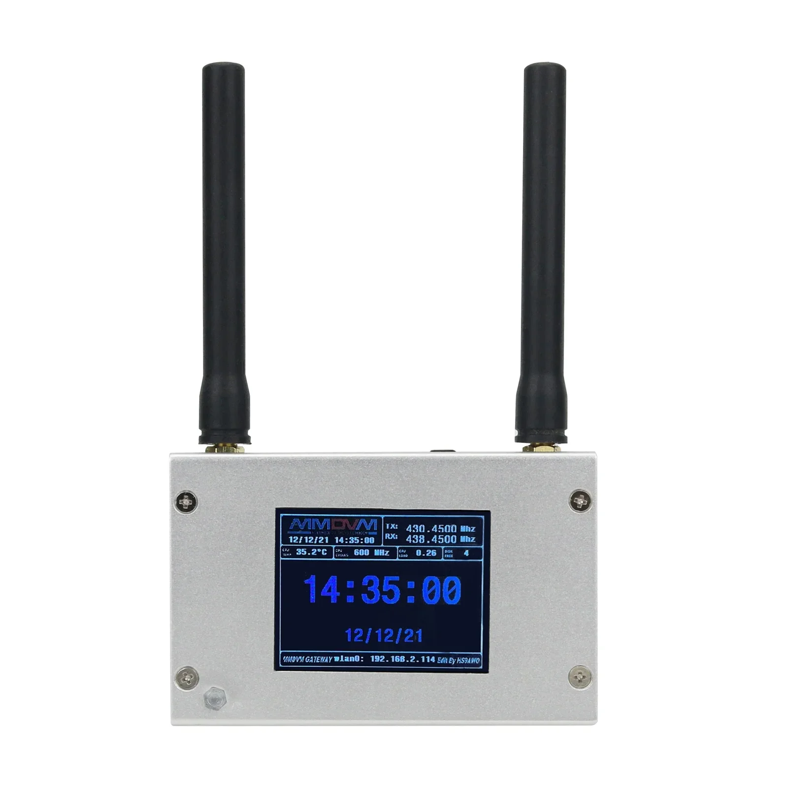 Duplex MMDVM Hotspot with Aluminum Alloy Shell Color Display Screen Supporting For C4FM/DMR/DSTAR P25