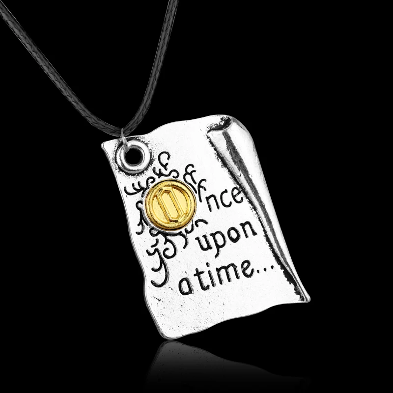 حكاية خرافية الدراما ذات مرة سنو وايت والأمير الساحرة قلادة إيما سوان تميمة المعلقات قلادة العمر العتيقة #1