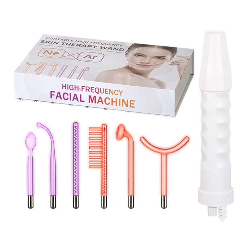 

High Frequency Electrotherapy Device Set7Set of Beauty Instrument Accessories Glass Electrotherapy Tube Electrotherapy