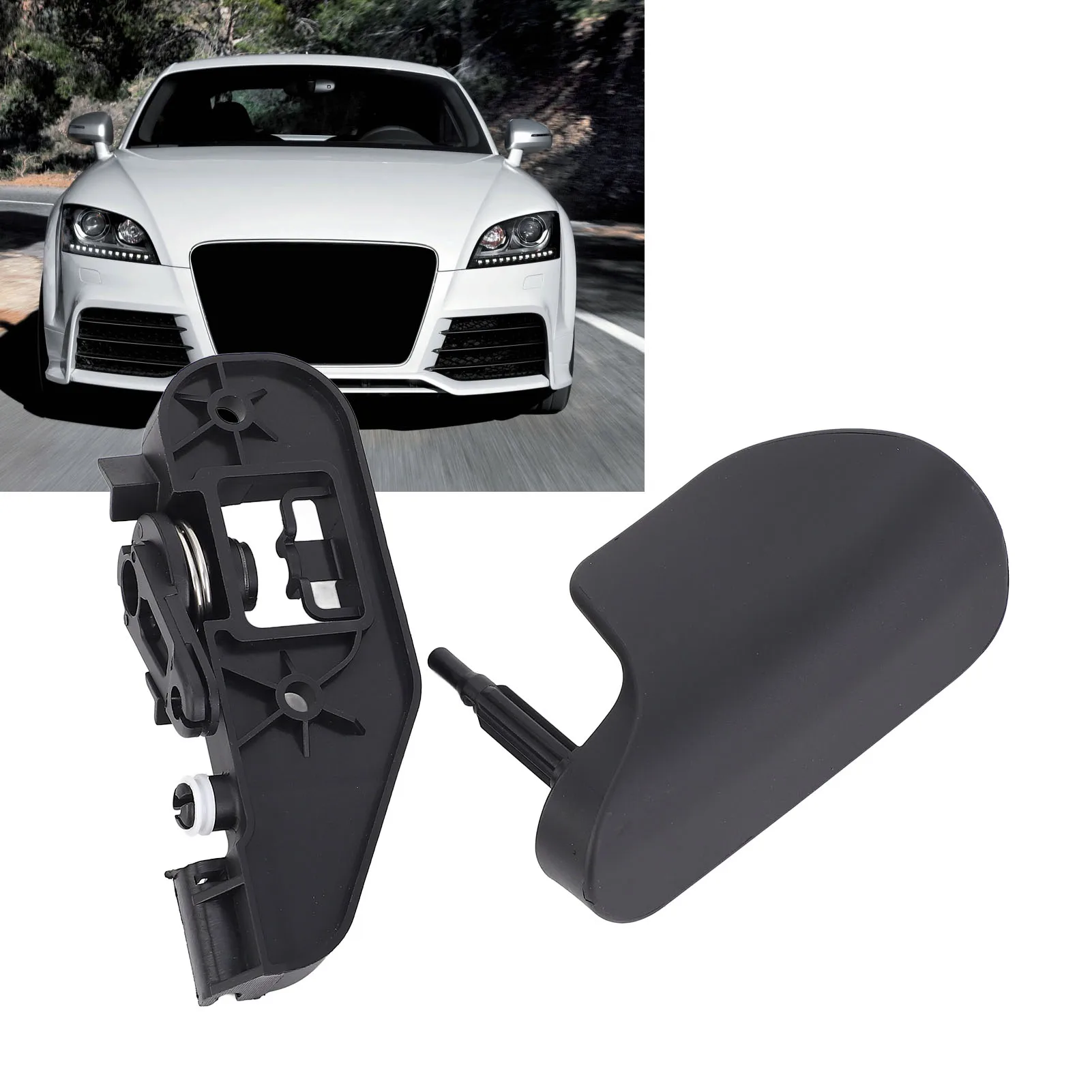 

Ручка открывания капота 8J2823533C 4PK Рычаг открывания крышки капота с кронштейном для 8J RHD 2007–2014 гг.