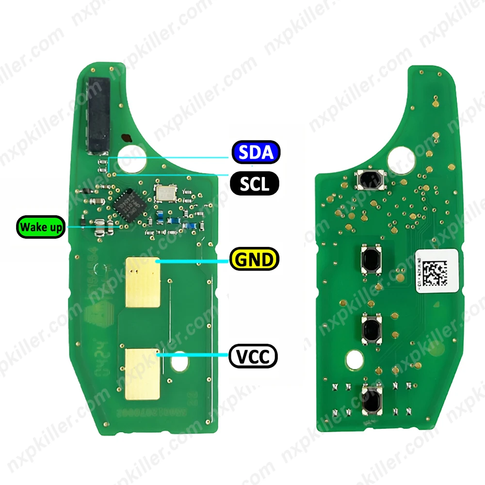 MCKB095 Lötfreier Adapter Kompatibel mit nxpkiller Passend für FCC RX2RKEL9 4A NCF Chip 434Mhz Für Fiat Egea Tipo 500X Für Jeep Renegade – Detail 8