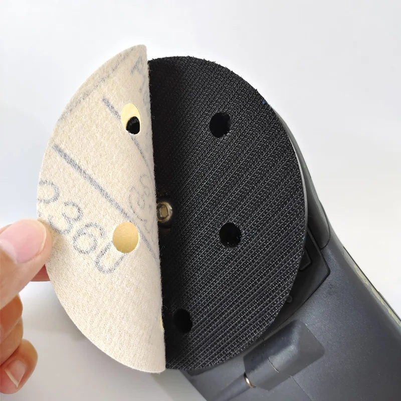 5 Inch Electric Sandpaper Machine Car Sheet Metal Putty Wood Furniture Grinding Sander Disc 125mm