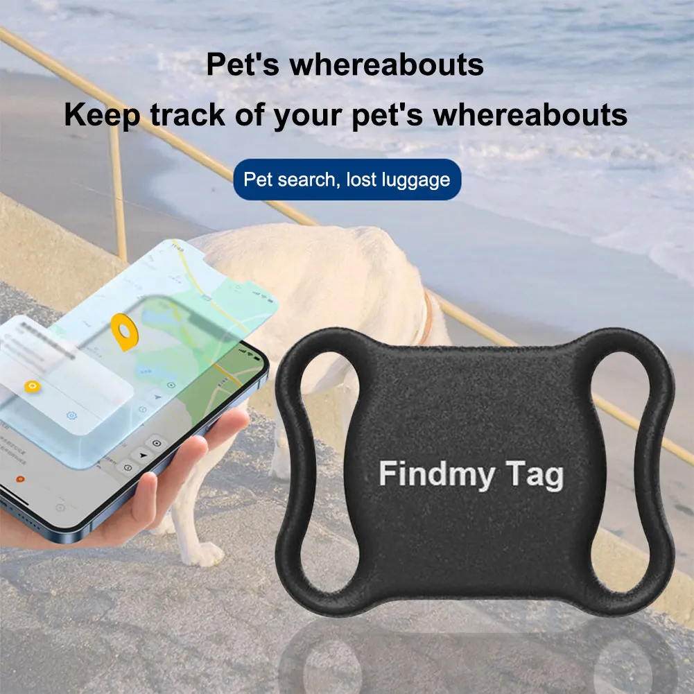 Dispositif de suivi GPS en temps réel pour chien et chat, collier de recherche BT, traqueur d'animaux de compagnie pour chiens et chats, porte-clés pour enfants, portefeuille et bagages