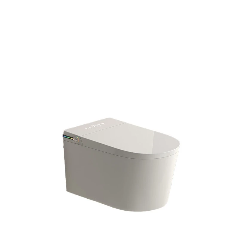 Wall-mounted smart toilet ceramic toilet wall-mounted small apartment special automatic flip