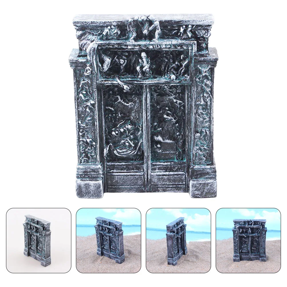 

Decorative Headband 's Gate Statue Flower Pendants Garden Statues for outside Sand Table Grave Decorations Mobile Phone