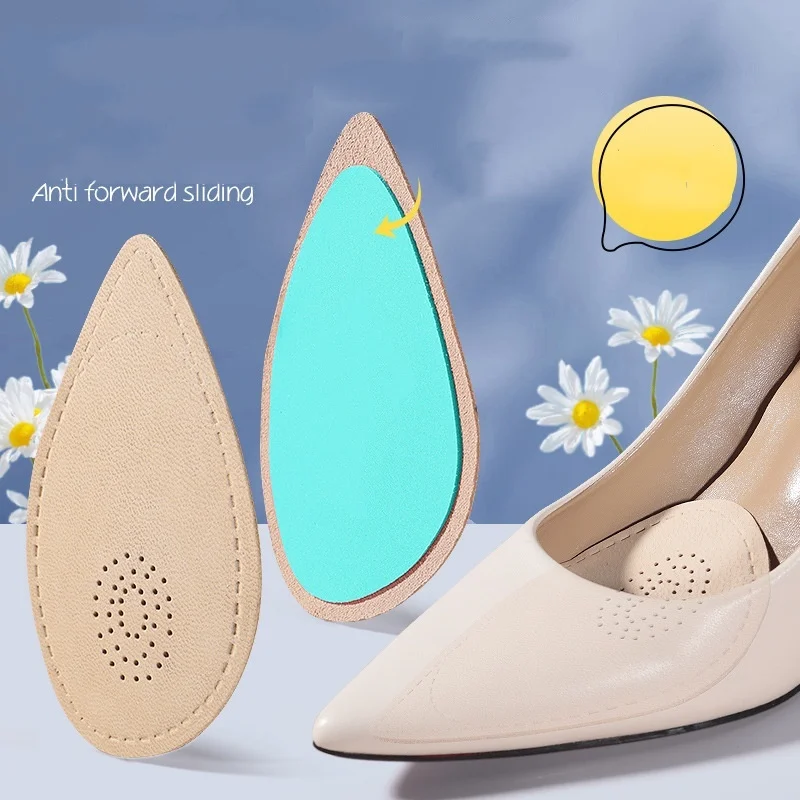 Sheepskin Forefoot Pad High Heels For Women Shoes Insoles Pain-proof Pad