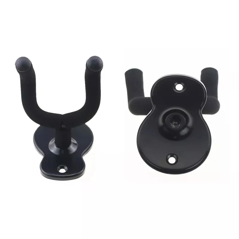 Metal Guitar Hanger Hook Wall Mount Non-slip Holder Stand for Guitar Ukulele Violin Bass Guitar Instrument Accessories