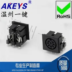 DS-8-03a Square SD Terminal Connector Generous 8-Core 10-Pin Socket 8pin Pin DIN USB