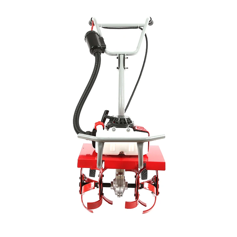 

India Market Popular Model 48F Engine 62cc 63cc 71cc Big Power Hand Push Cultivator Power Tiller