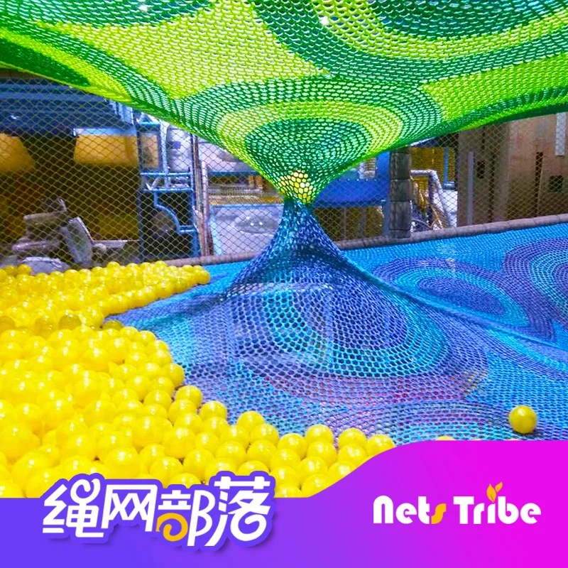 Rope Play Net For Outdoor And Indoor Commercial Playground Of Amusement Park