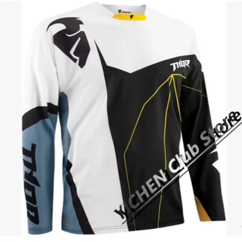 

Motorcycle T-Shirt Cycling Jacket Top Bicycle Mountain Cross-Country Motorcycle Quick-Drying Clothing Men's And Women's T-Shirts
