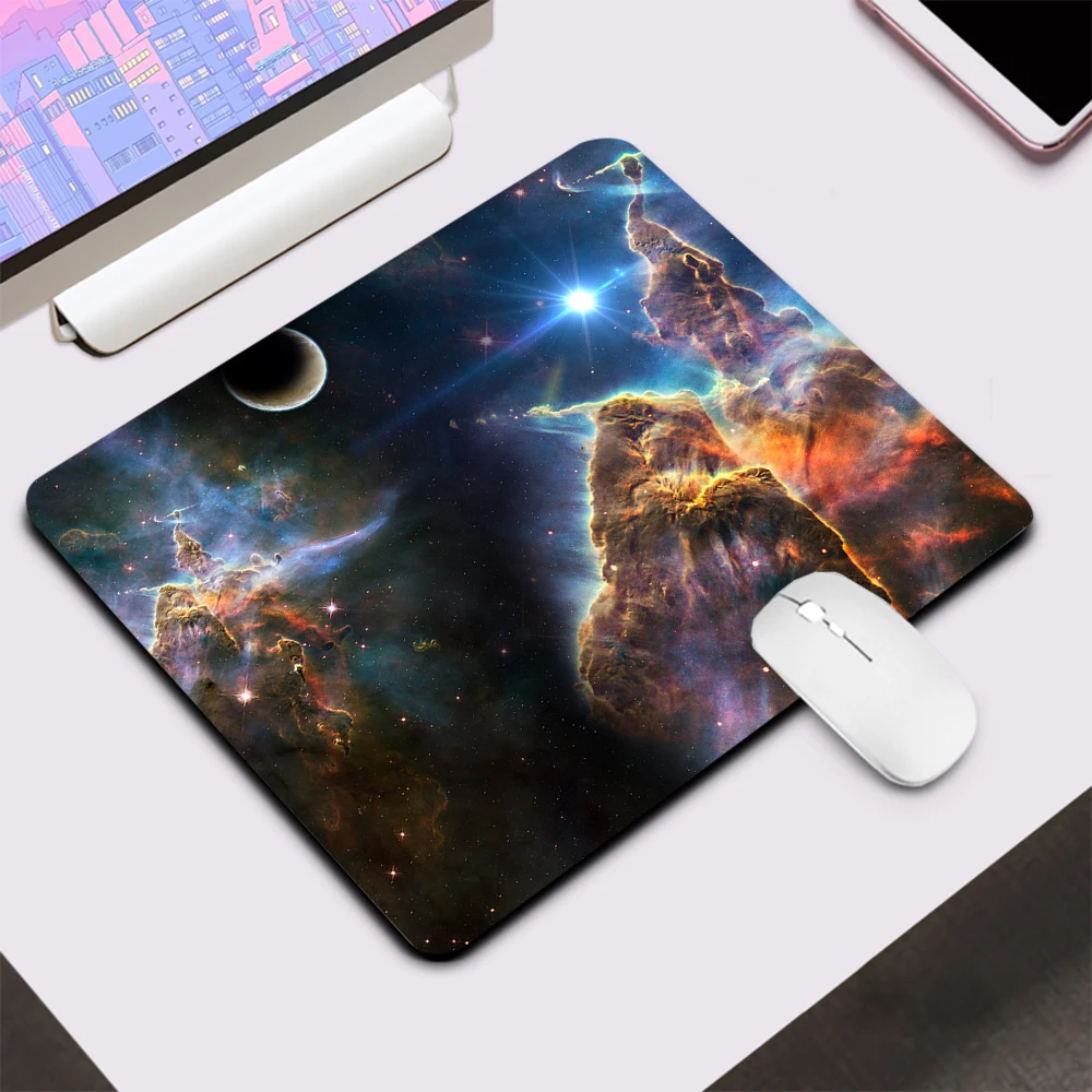 Space Galaxy Nebula Planet Small Gaming Mouse Pad Computer Mousepad Keyboard Pad Desk Mat PC Gamer Mouse Mat XXL Laptop Mausepad