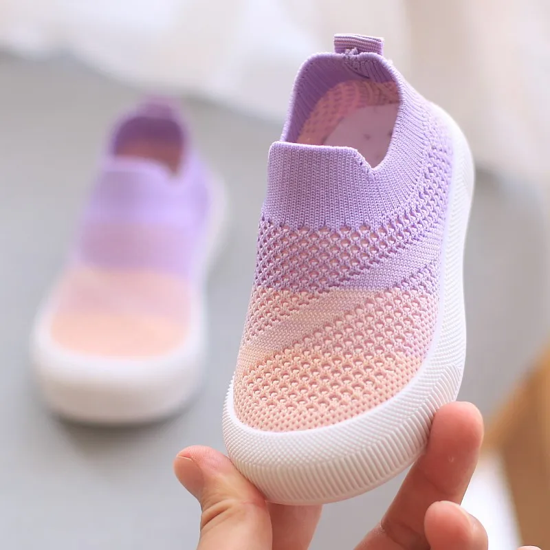 

Girls' sneakers spring new kids shoes mesh kids shoes knitted baby shoe versatile boy casual shoe comfort boy sshoes кроссовки