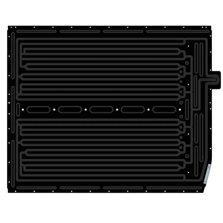 NBP12 Aluminum Liquid Cooling Plate for Electric Vehicle Battery Pack Thermal Management System