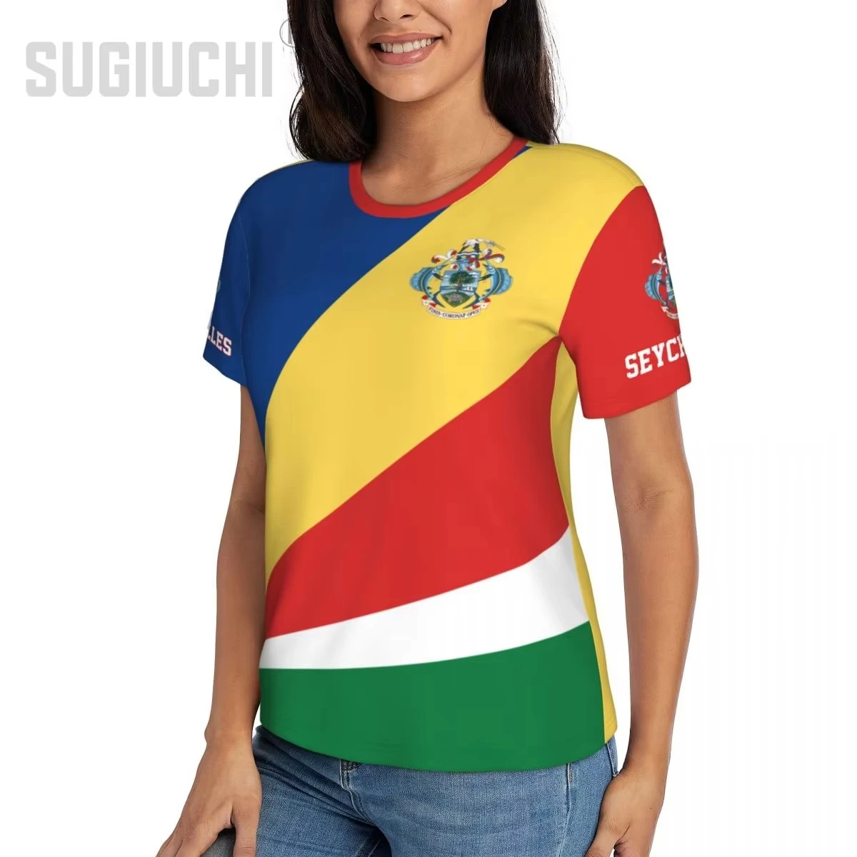 Singapore Flag Serbia Flag Seychelles Flag Slovenia Flag Pattern 3D Printing Comfortable Breathable Quick Drying Casual Jersey