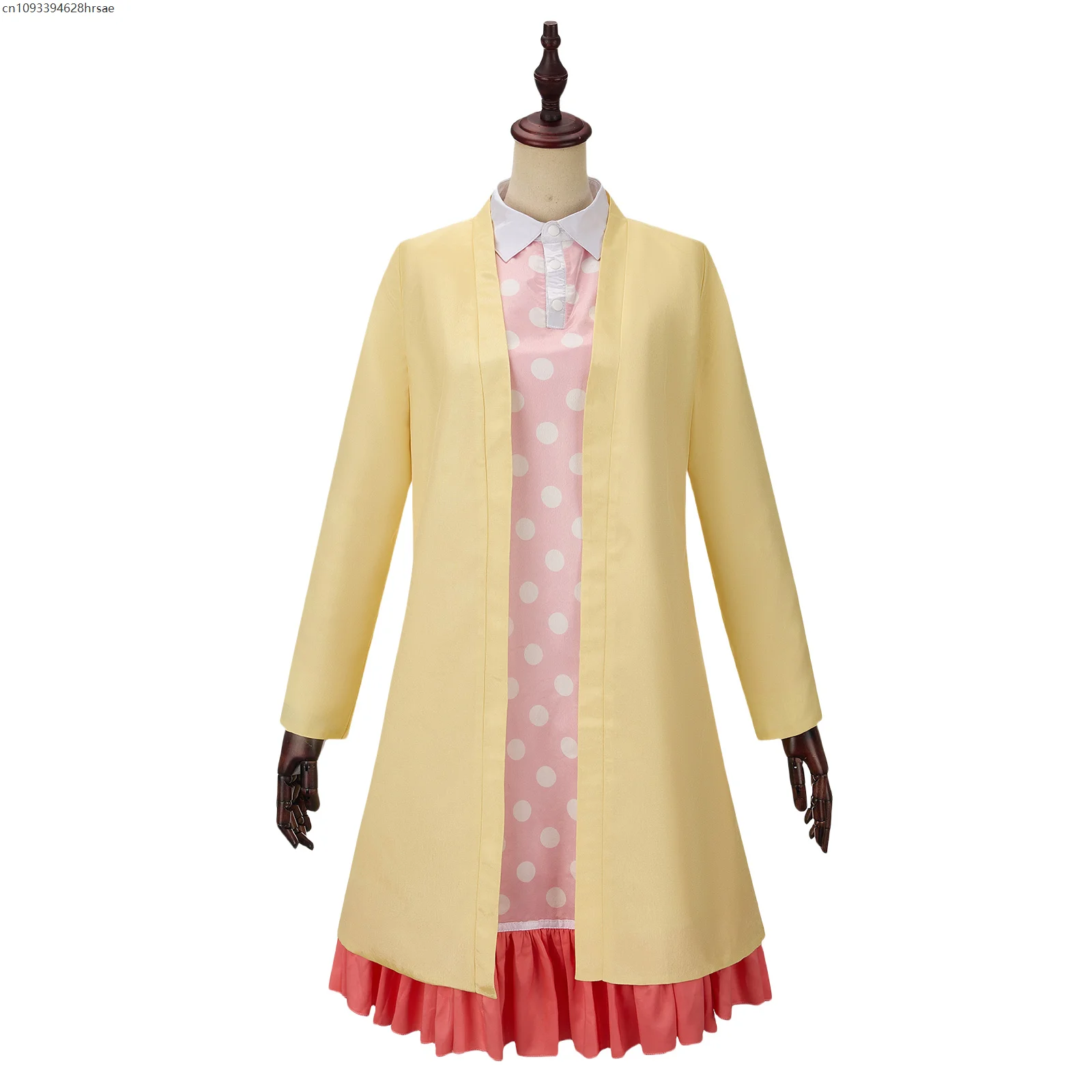 

Games Cosplay Costume Long Cardigan Dress Sleepwear for Women Outfit Halloween Carnival Party Suit