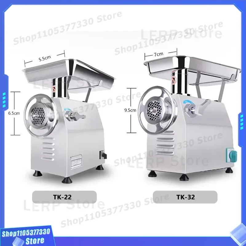 850W 1100W Electric Meat Grinder 6L Capacity 3 in 1 Household Chicken Bone Mincer Heavy Duty Food Processor for Kitchen Use