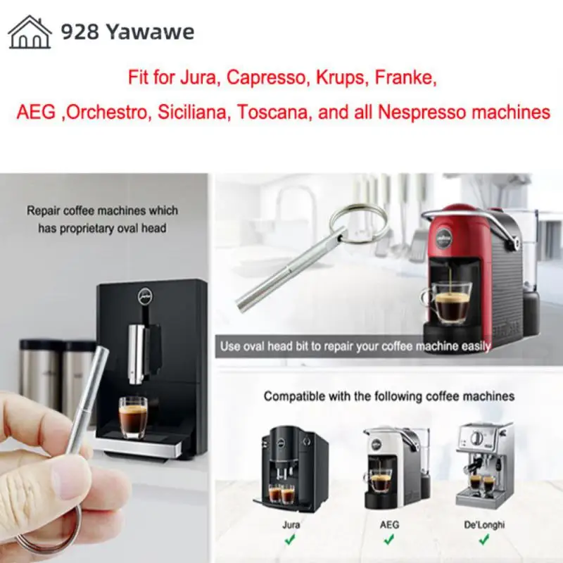 Repair Tool Durable Precise Convenient Premium Top-notch Must-have Oval Head Screws Tool Repair Nespresso Coffee Machine Tool