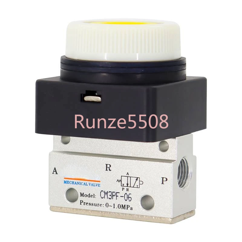 

45-Mechanical Valve Hand-Operated Valves Cm3pf05/06/08G Flat Head Button Type Control Valve