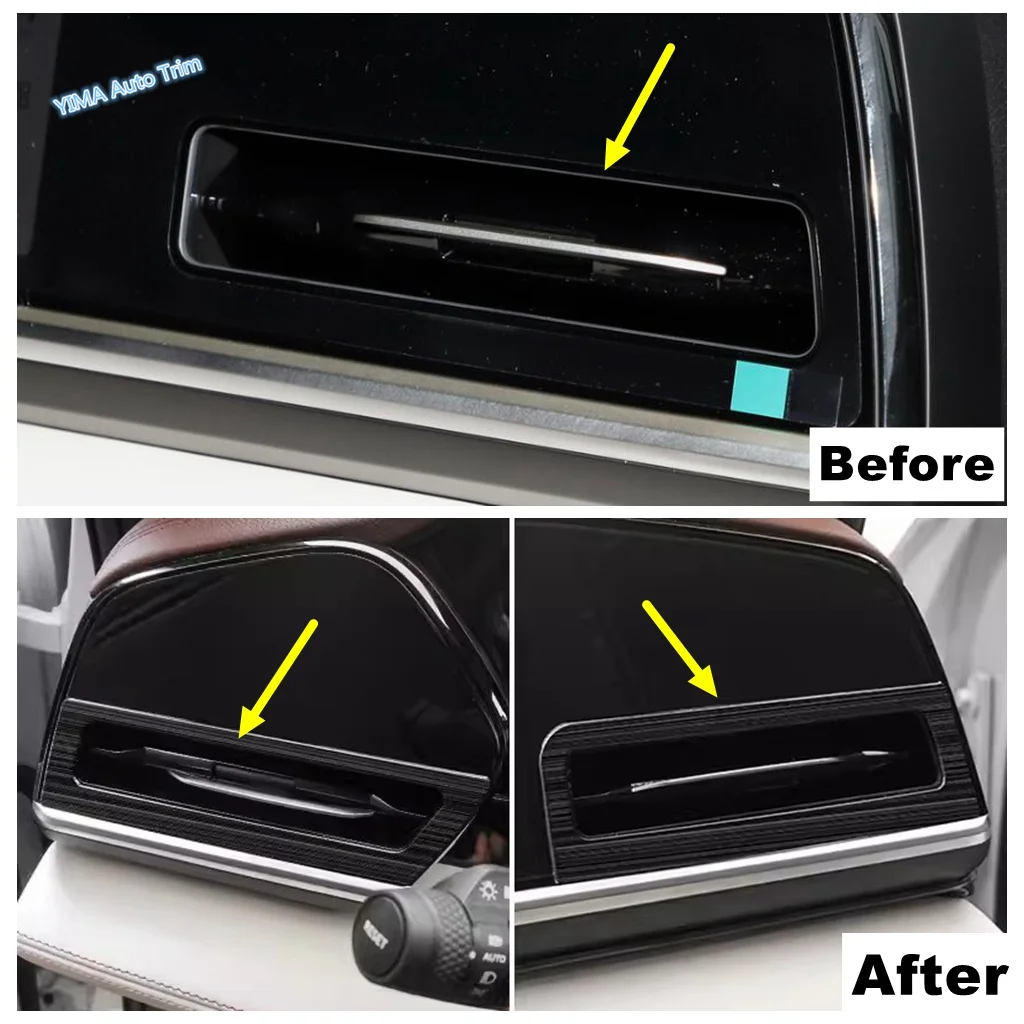 

Black Brushed Rear Door Control Button / Seat Adjust Panel / Rest Pedal Cover Trim Fit For Geely Monjaro Kx11 Manjaro 2023 2024