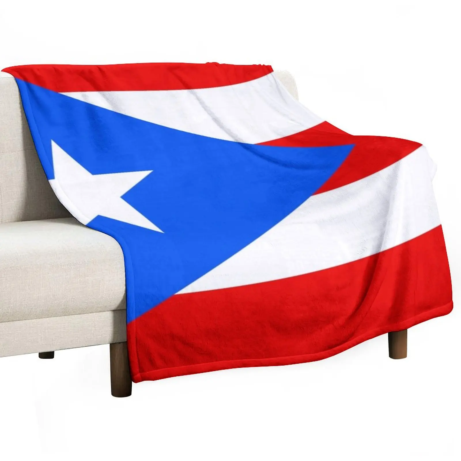 

Flag of Puerto Rico Throw Blanket Soft Big Blankets For Bed Quilt Giant Sofa Blankets