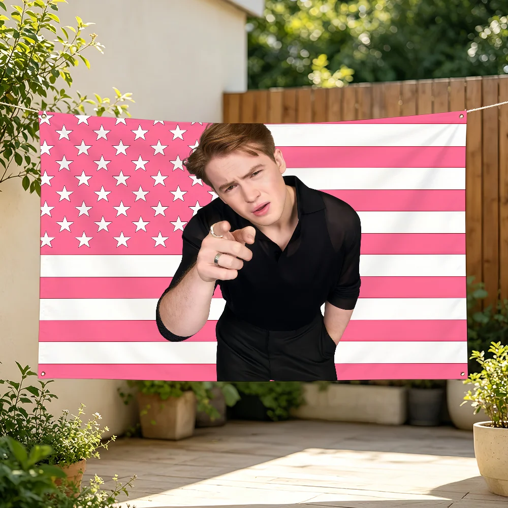 Actor K-Kit Connor Flag For Sports Matches Games Parade Rally Holiday Festival Backyard Balcony Club Bar Decor