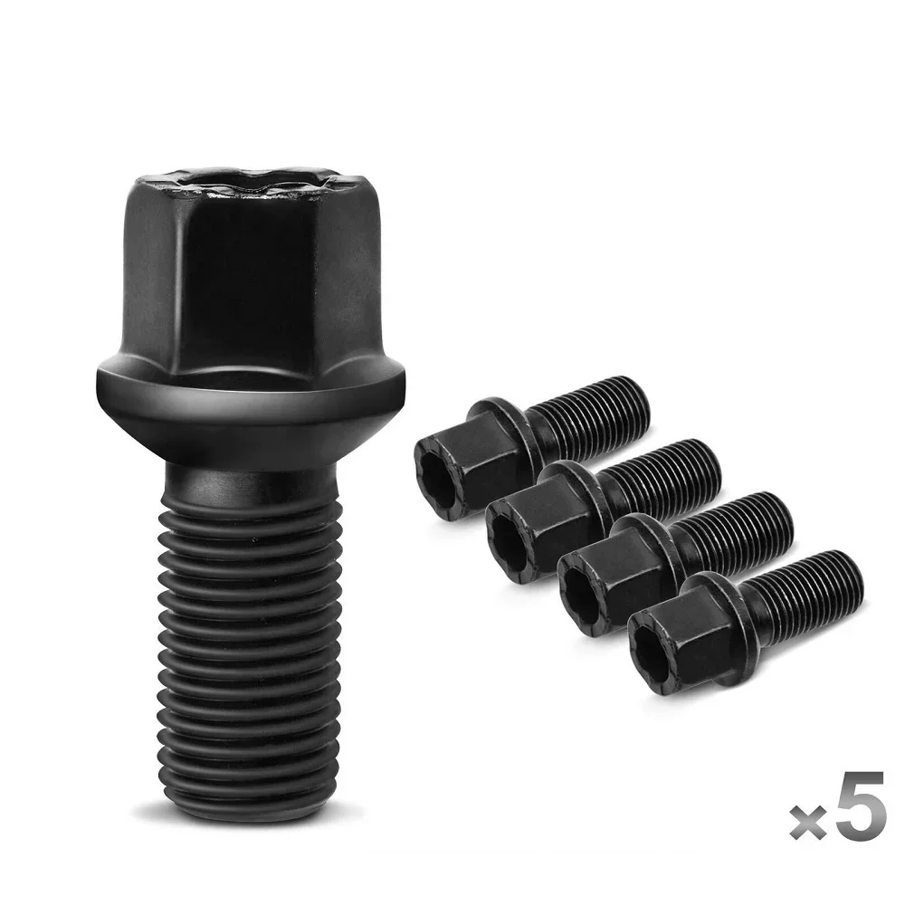 5x M14-1.5 Wheel Lug Stud for Audi A4 96-20 A5 A6 A7 VW Beetle Golf Jetta Passat