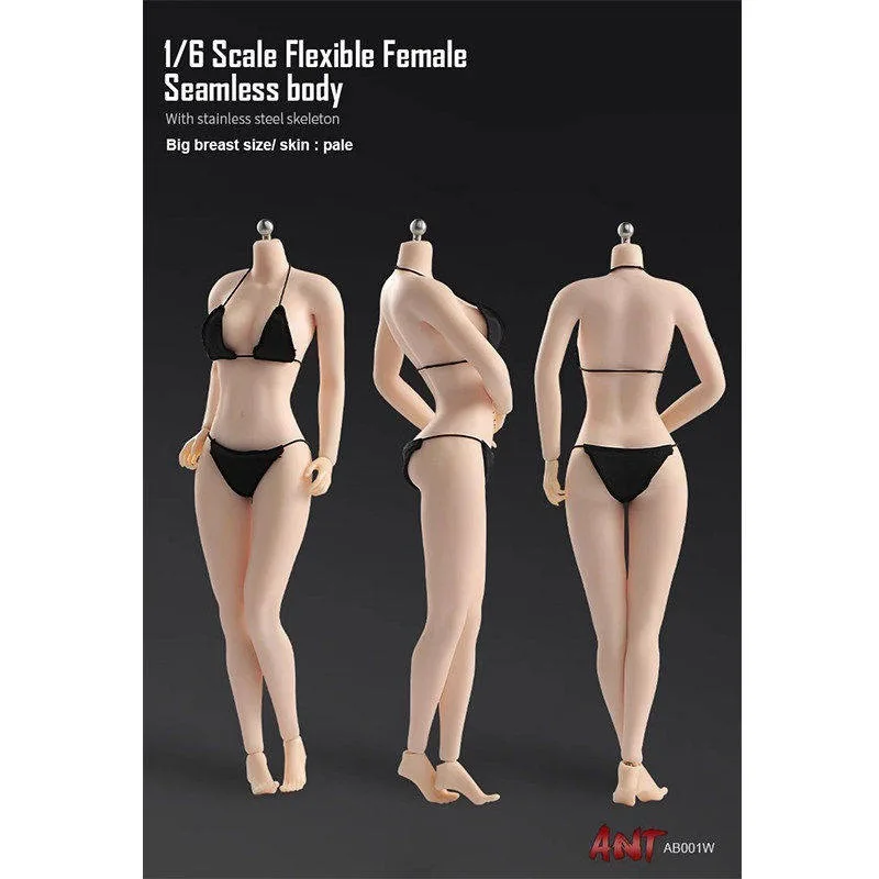 

T302/303/305/306/AB001/T307 в наличии: Супергибкое бесшовное тело для 12-дюймовых женских фигурок солдат в масштабе 1/6