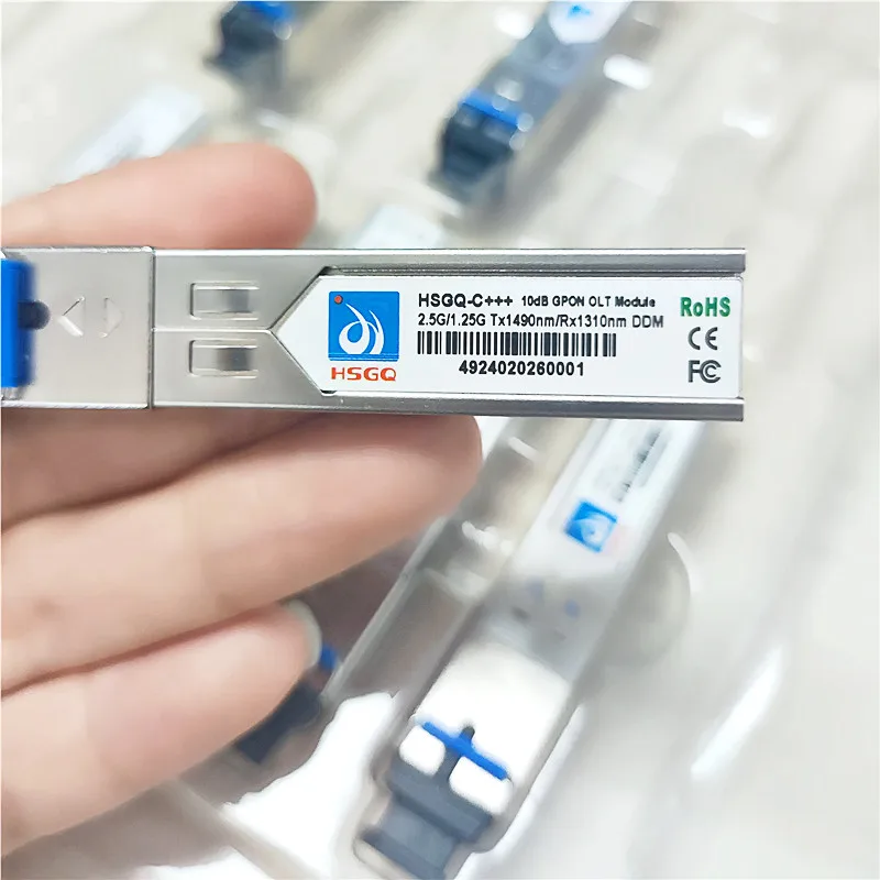 10dB GPON OLT C+++  SFP  Optical Fiber Module 10db  SFP Tx1490/Rx1310nm GPON OLT C+++ SFP Modules GPON  Transceiver SC Connector