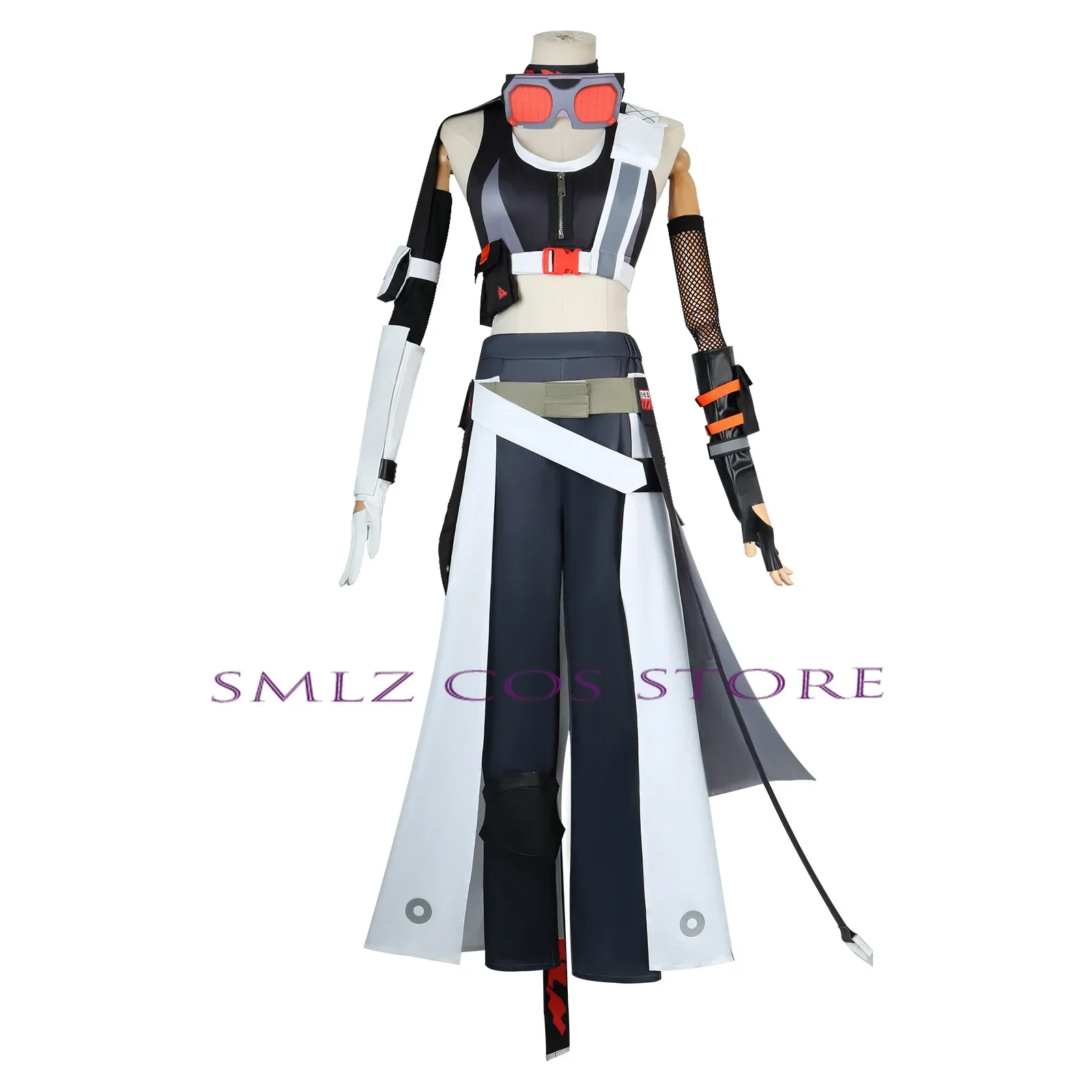 Disfraz de Cosplay de Zero Grace para mujer, juego Zenless Zone, uniforme de peluca Grace, gafas, conjunto de juego de rol para fiesta, traje Mech