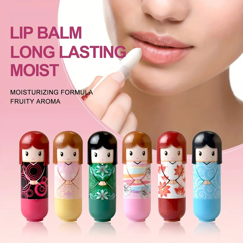 24PCS Leuke Kimono Pop Lippenbalsem Lip Primer Hydraterende Langdurige Lippenbalsem Lippen Zorg Make-Up Meisje Feestartikelen