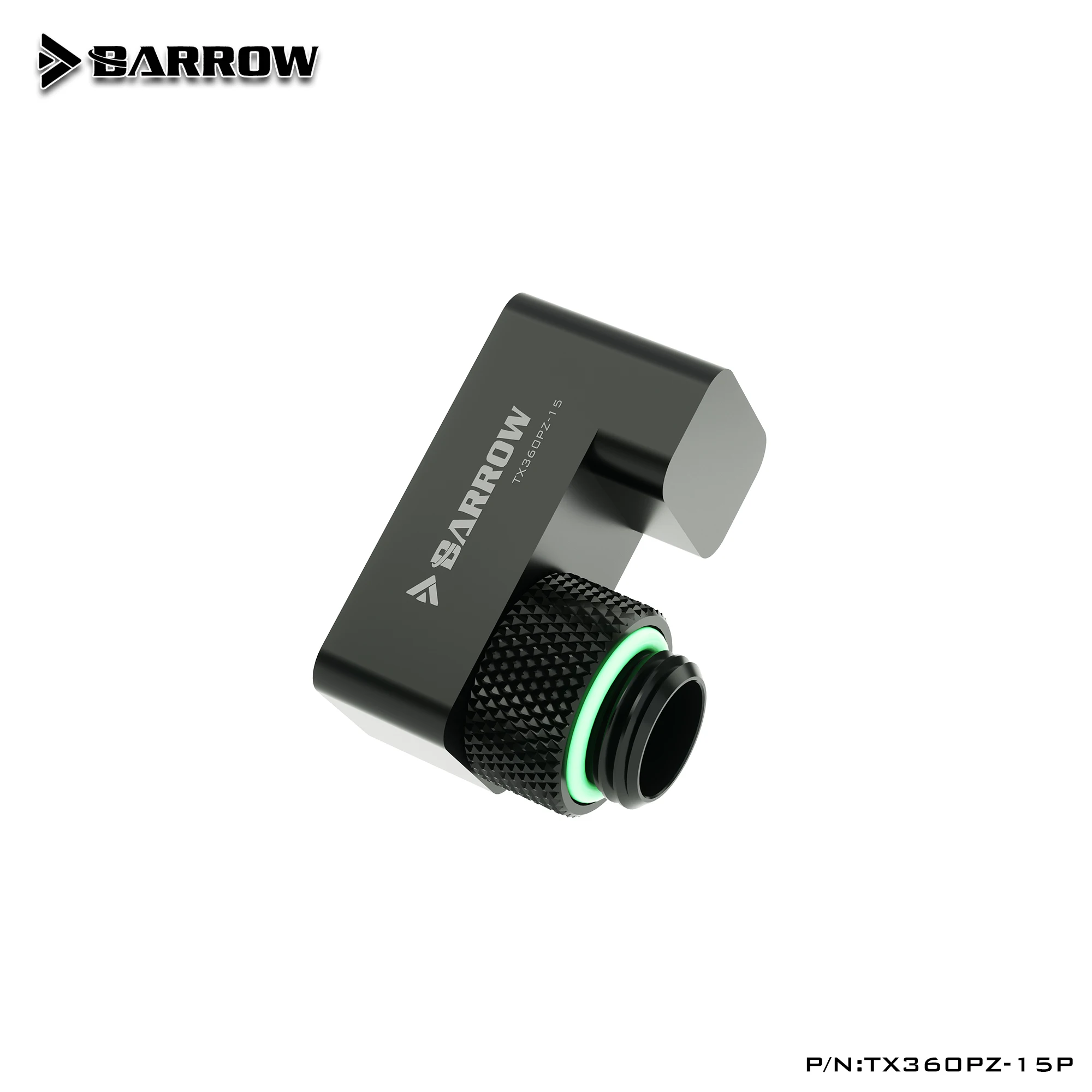 

BARROW G1/4" 360 Rotary Offset Connector Suitable for Adjustment Connection Less Than 15mm Cooling POM Adapter Male to Famale