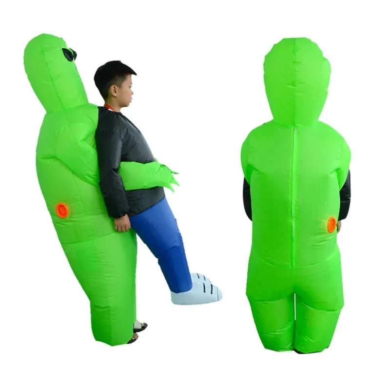 بدلة الهالوين القابلة للنفخ UFO الغريبة مضحك مهرجان الأداء حفلة تأثيري الغريبة نفخ البدلة