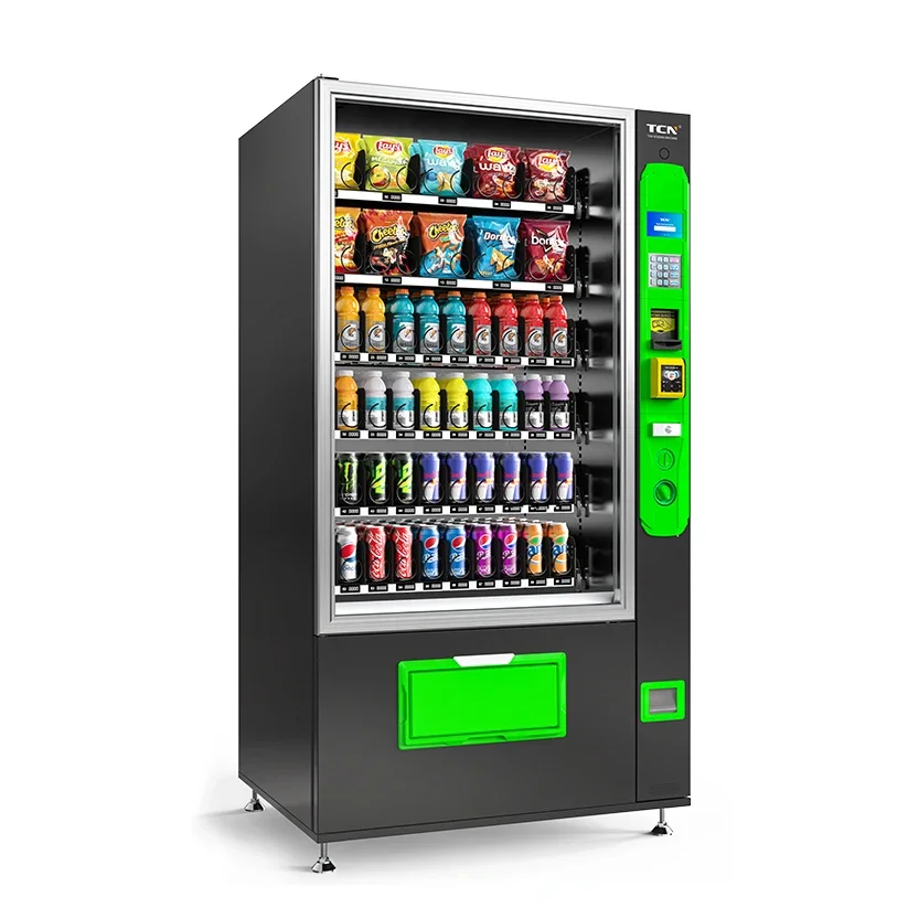 TCN Distributor Vending Machine for Snack Beverage Vending Machine With Card Reader