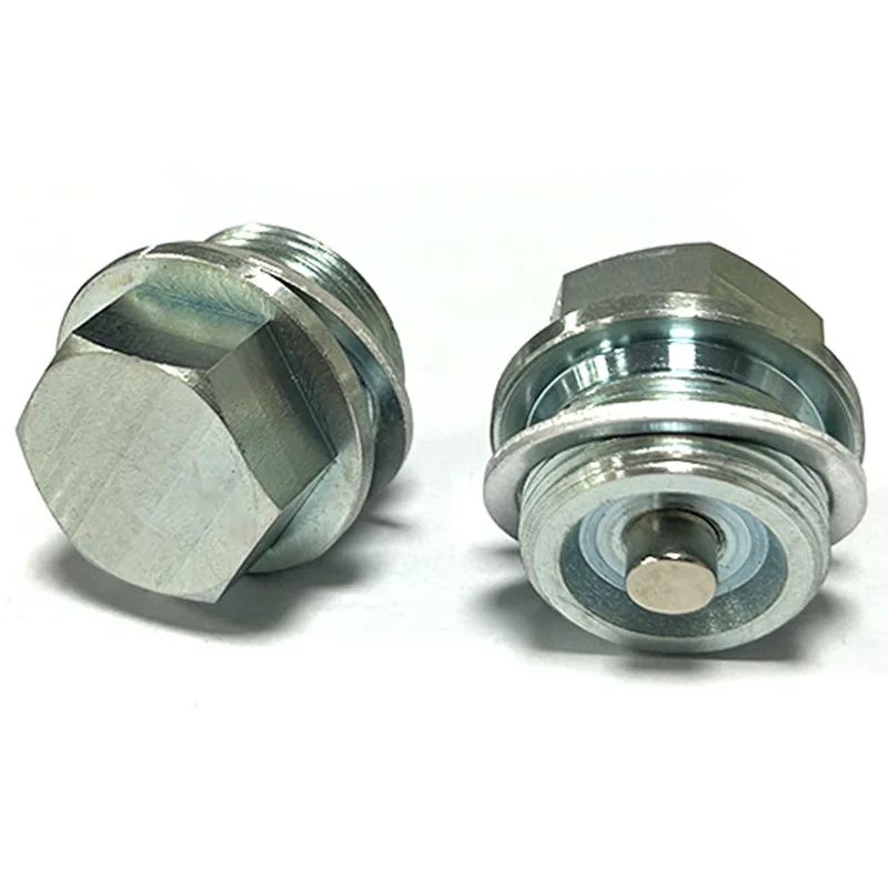 5ชิ้น M24X1.5ที่ระบายน้ำมันสกรูกระทะเหล็กแม่เหล็กที่แข็งแกร่งสำหรับรถยนต์สกรูกระทะน้ำมันเหมาะสำหรับ BMW
