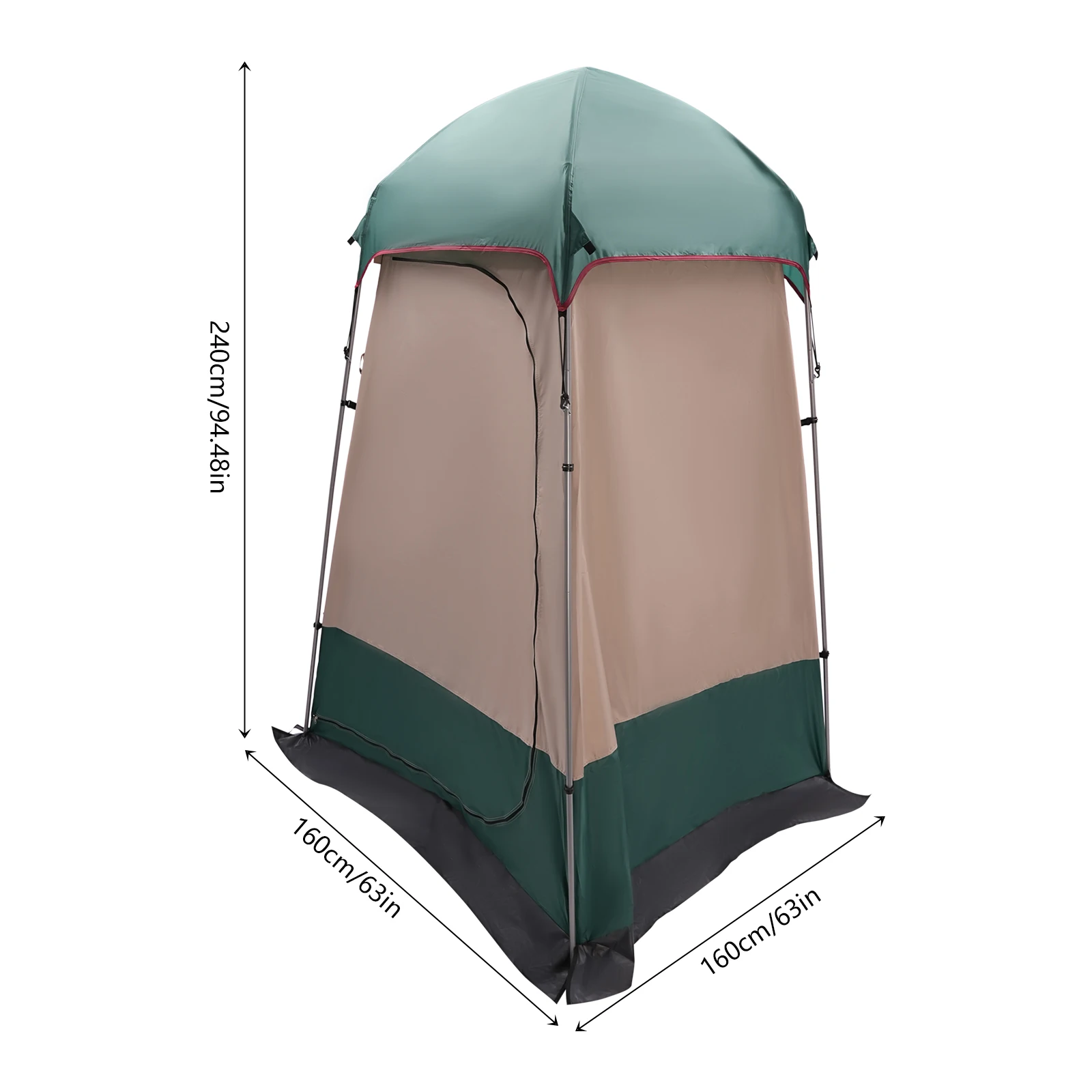 Foldable Outdoor Camping Tent Portable Shower Tent Privacy Changing Room for Seaside Beach Travel Removable Portable Toilet Tent