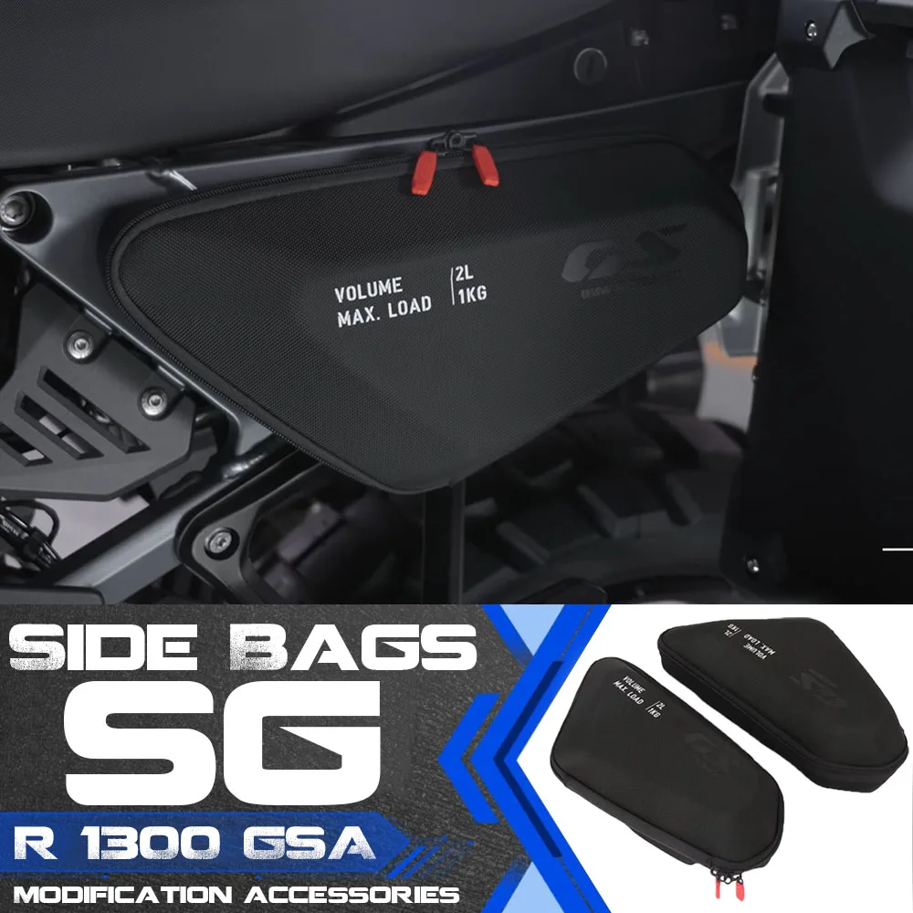 

New For BMW R1300GS Adventure R 1300 GSA R1300 GS ADV 2024 2025 Motorcycle Side Frame Bag Storage Package Bags Waterproof Bag