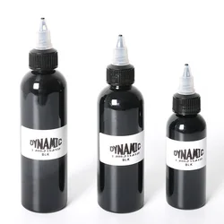 Encre de tatouage dynamique triple noire, ligne, art, 60ml, 90ml, 120ml