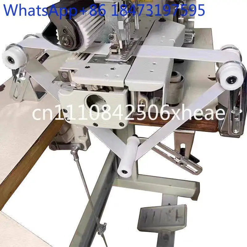Flat car waist head support open frame, rubber band frame waist frame, three-needle five-thread tension seam open frame