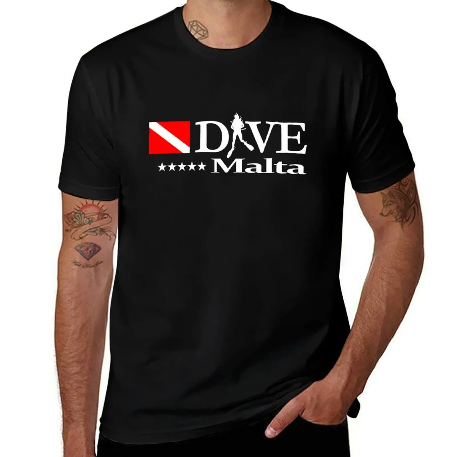 Malta (DV4) T-Shirt hippie clothes oversized t shirt mens fashion