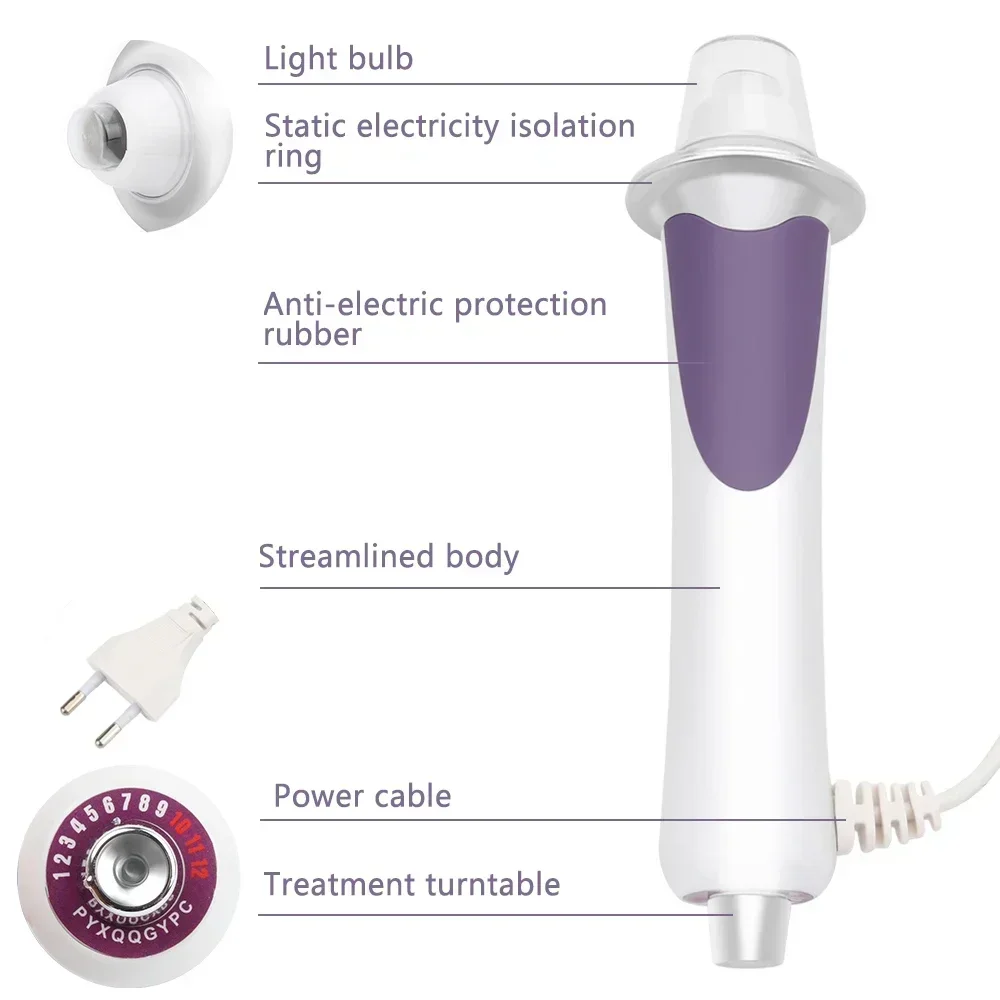 12 Levels Facial Massage Stick Face Lifting Machine EMS Micro Current Skin Rejuvenation Tighten Brighten Beauty Machine