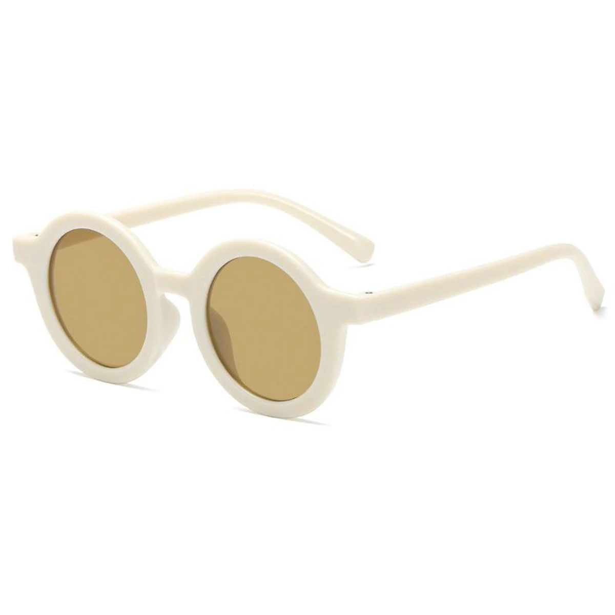 Neue Mode Runde Rahmen Candy Farbe Sonnenbrille Kinder Strand Brille – Detail 9