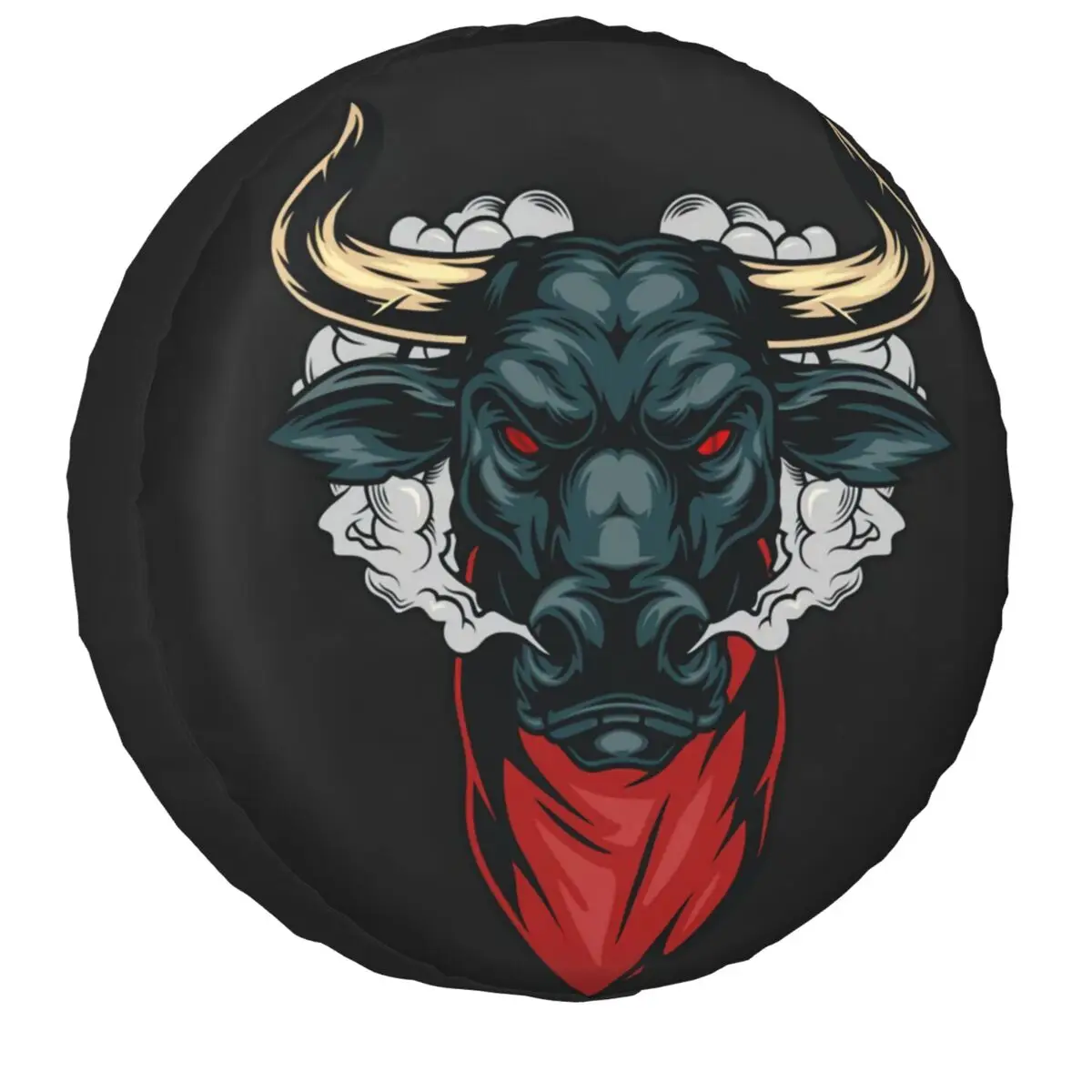 Bull Spare Tire Cover for Grand Cherokee Jeep RV SUV Camper Edgy Bullfight Car Wheel Protector Covers 14