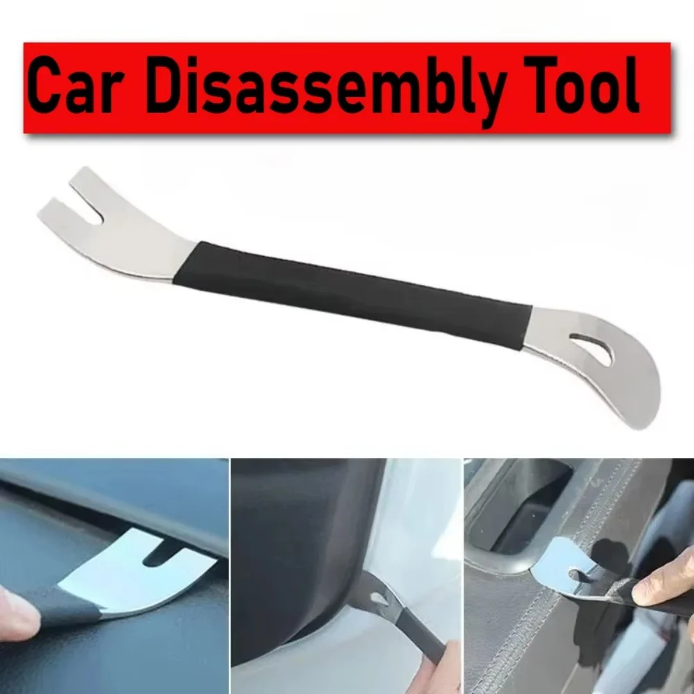 Car Audio Disassembly Installation Tool Stainless Steel Pry Car Plate Navigation Sound Instrument Panel Interior Foot Pad Trims