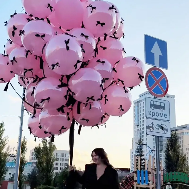 5 Stücke Rosa Ins Bogen Ballon Vorschlag Zeremonie 12 Zoll Schwimmenden Ballon Geburtstag Party Szenen Anordnung Fotografie Requisiten Hochzeit