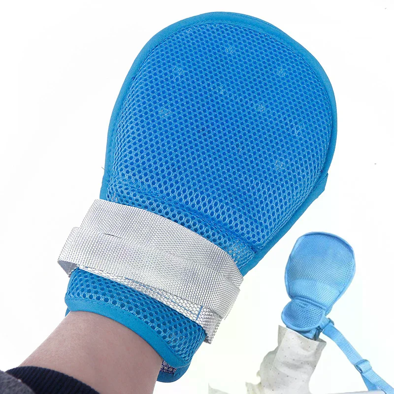 1 Pcs Medical Restraint Glove Detachable Bedridden Patient Anti Fall Hand Constraint Protector Elderly Anti Scratch Fixed Glove